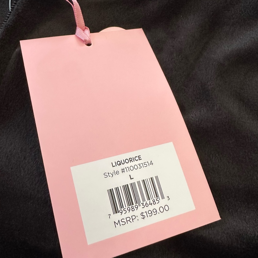 Juicy Couture Black Velour Zip-up Jacket - Picture 4 of 9